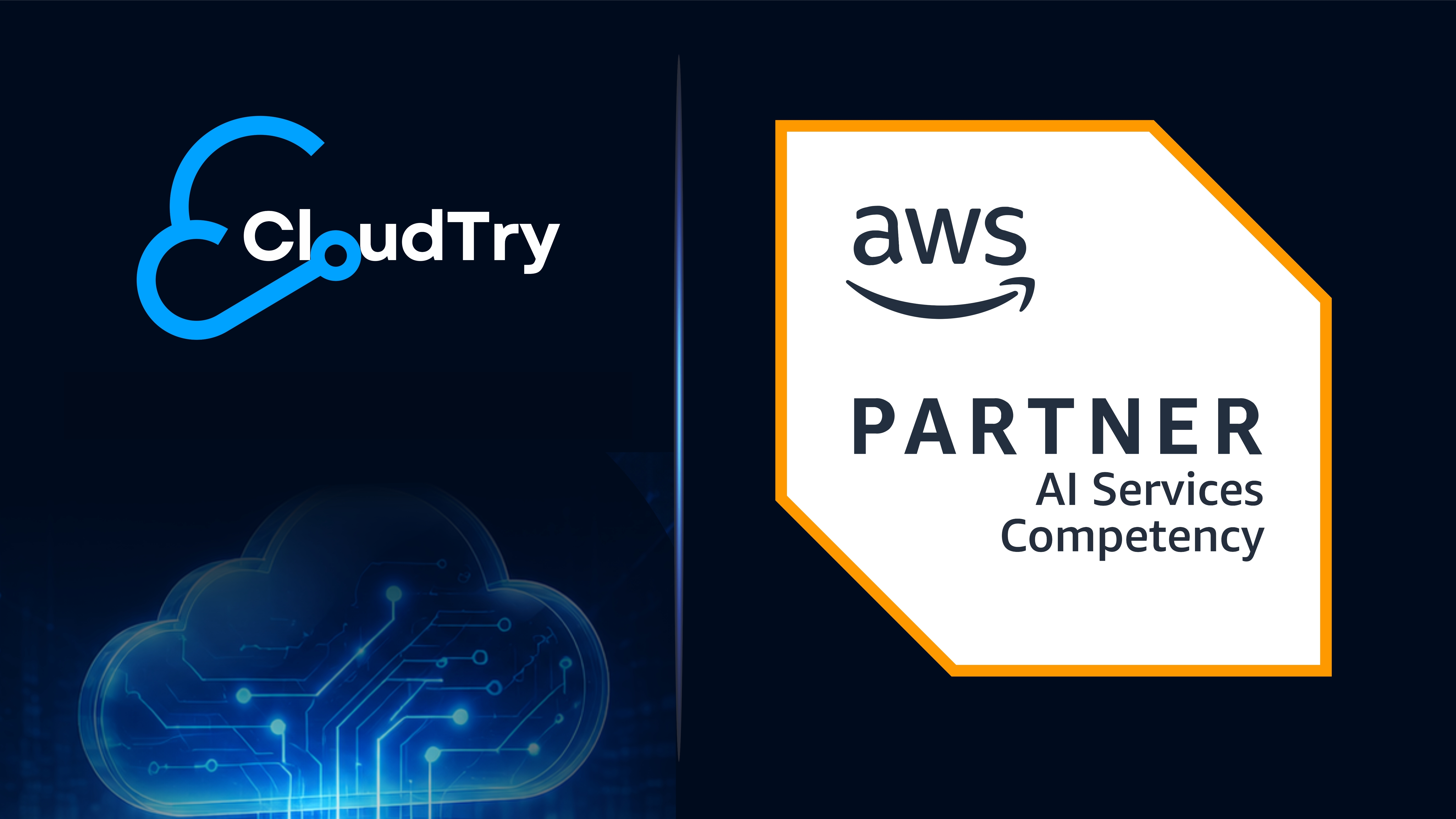 CloudTry Achieves the AWS AI Services Competency